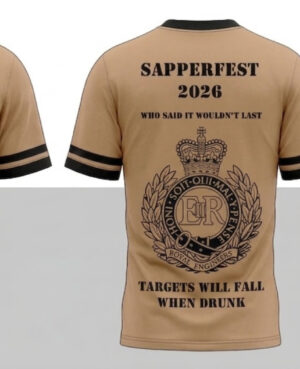 SAPPERFEST 2026 T-SHIRT - TARGETS WILL FALL